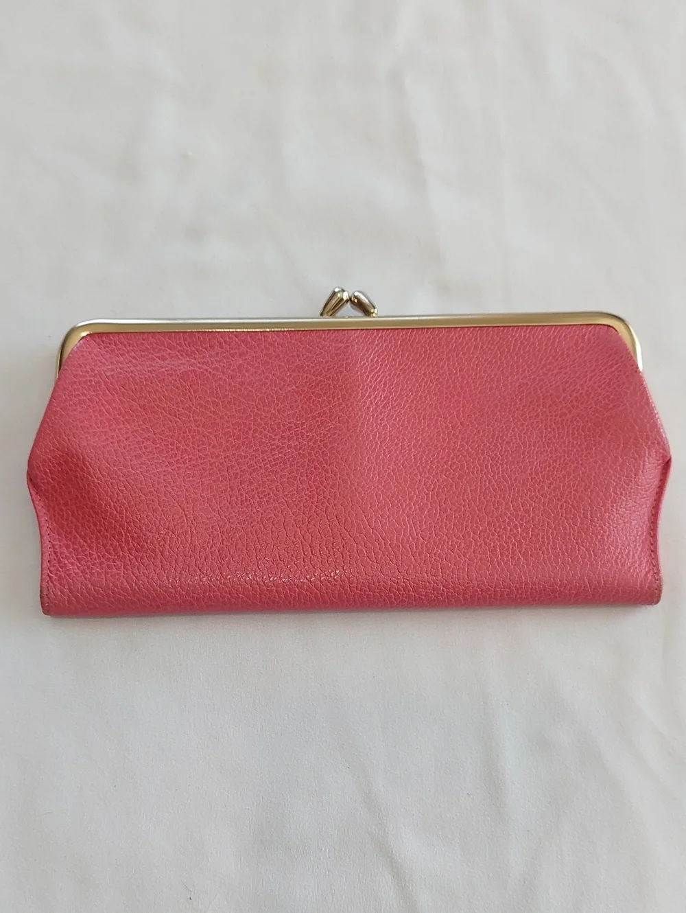 Bond Street Vintage Women's Pink Leather Clutch Wallet
